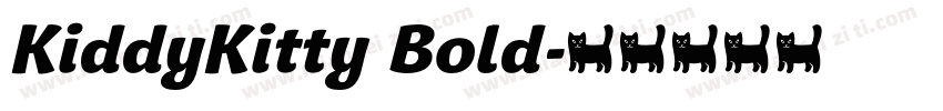 KiddyKitty Bold字体转换